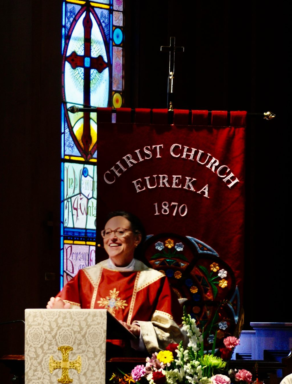 Bishop Megan at Christ Church Eureka